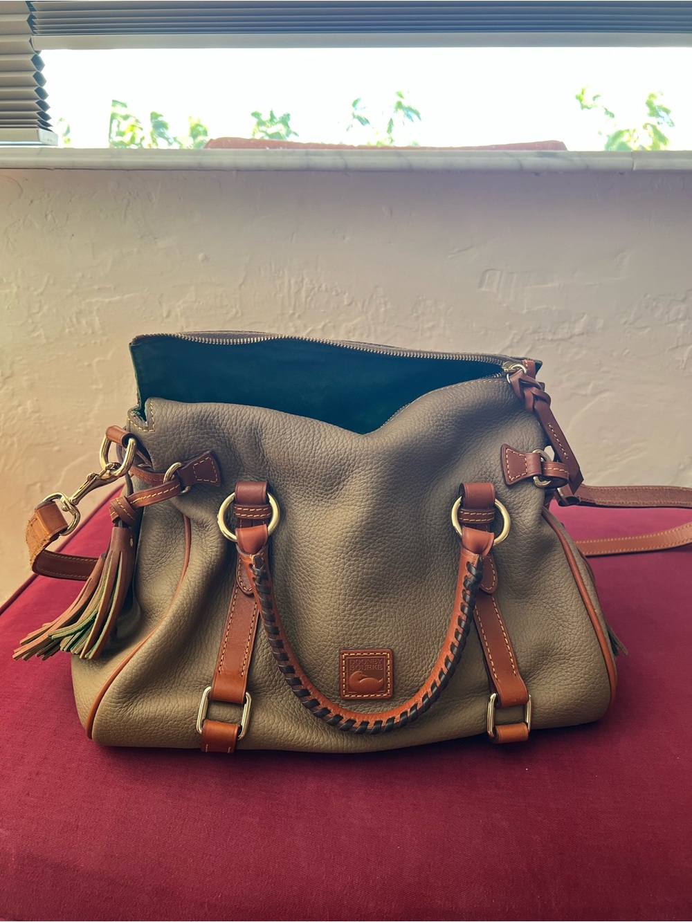 Dooney and Bourke Small Satchel Taupe